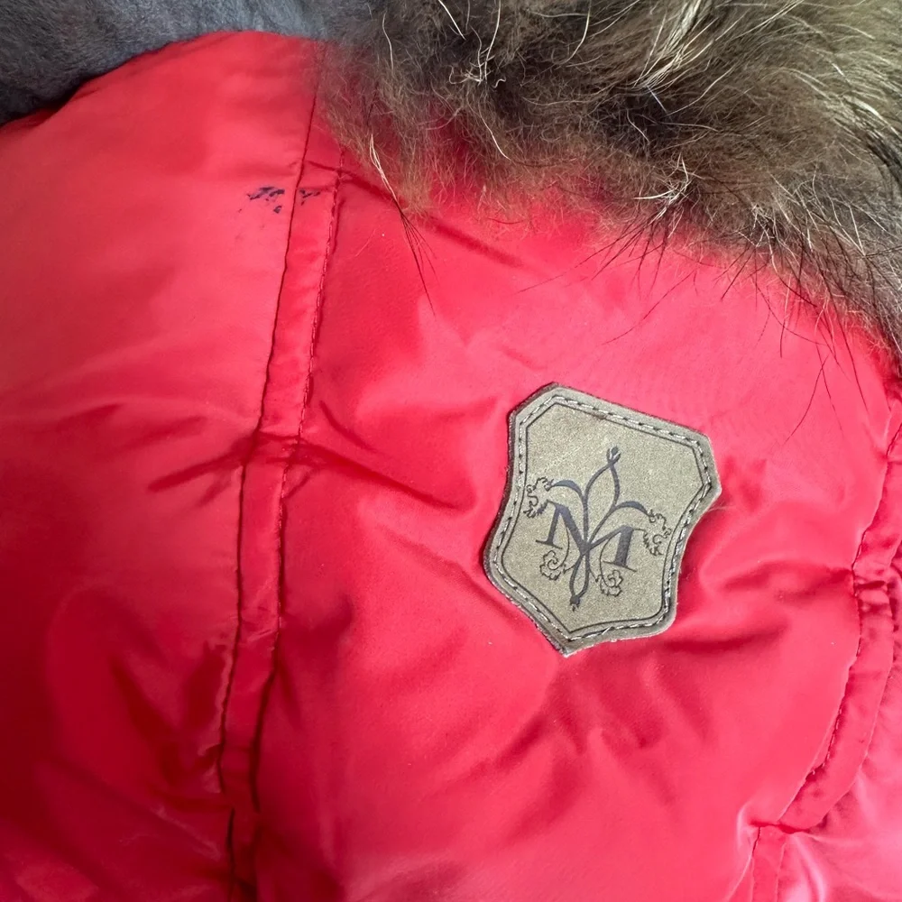 Mackage ADALI down coat with natural fur Signature Mackage Collar - Picture 9 of 17